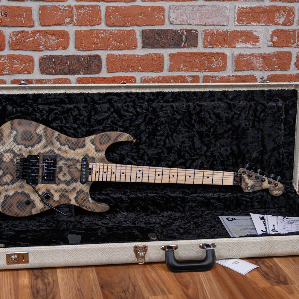 Charvel USA Custom Shop Warren DeMartini USA Signature Snakeskin Graphic 2025 w/OHSC