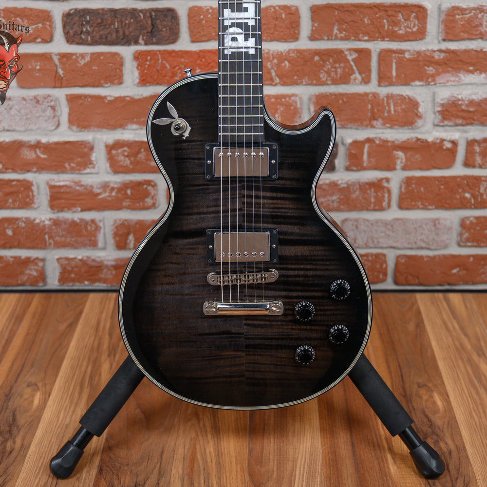 Gibson Les Paul Custom, Art & Historic Division Limited Edition Playboy Millennium Playmates Commemorative Model #17/50 Flame Maple Top Transparent Black Burst 2000 w/OHSC