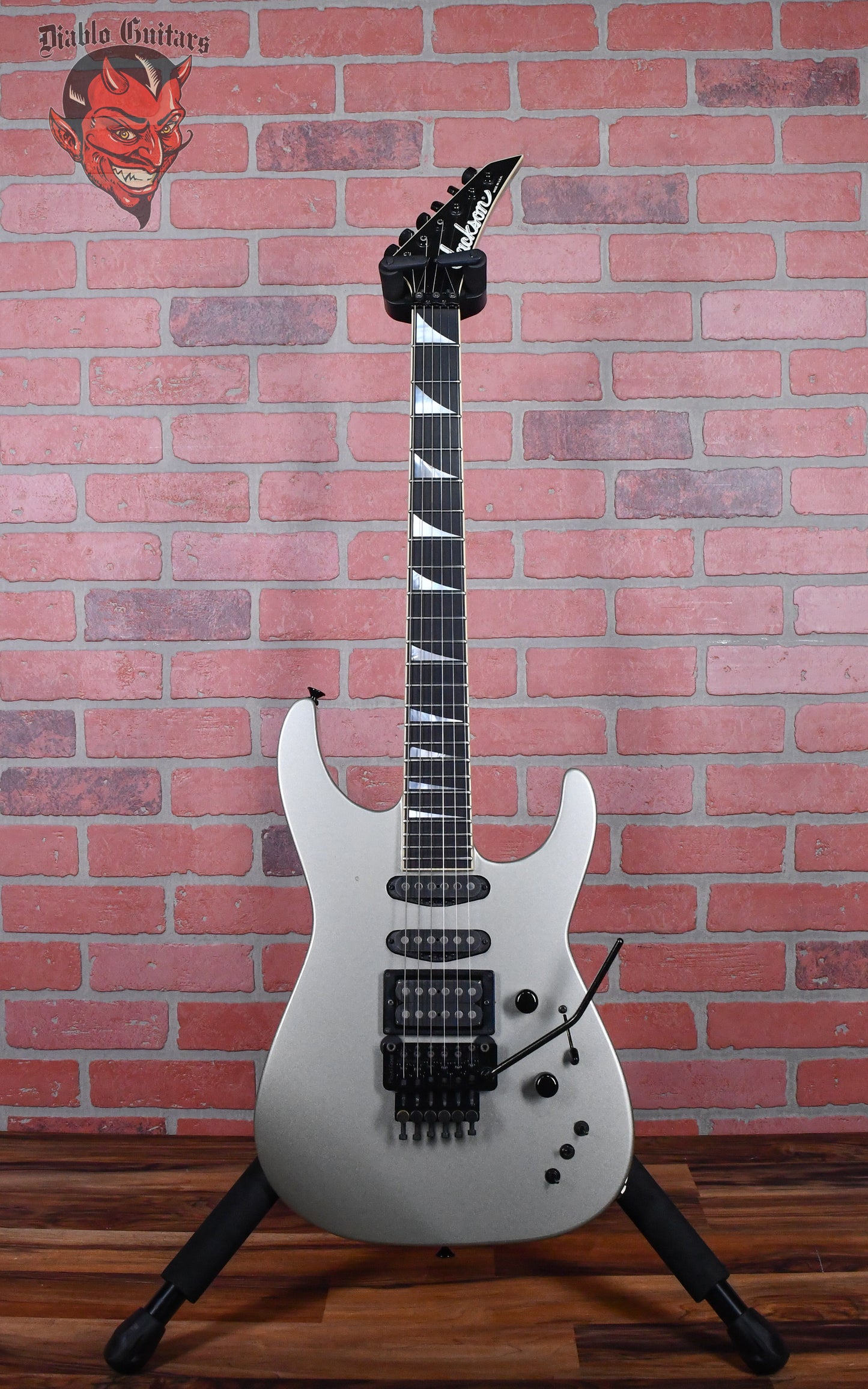 Jackson USA Custom Shop Soloist One Off Silver Metallic 1987 w/OHSC