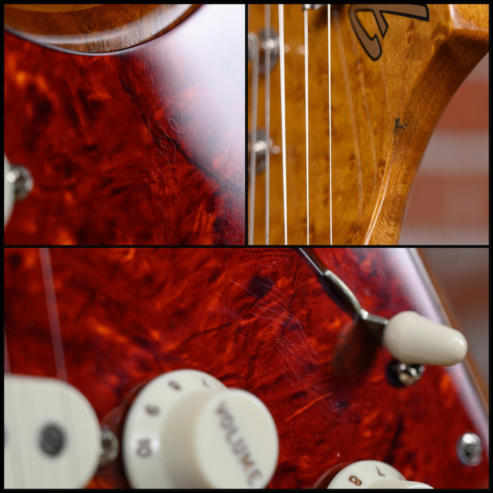 
                      
                        Fender Custom Shop Artisan Koa Stratocaster NOS Aged Natural 4A Flame Koa Top 2020 w/OHSC
                      
                    