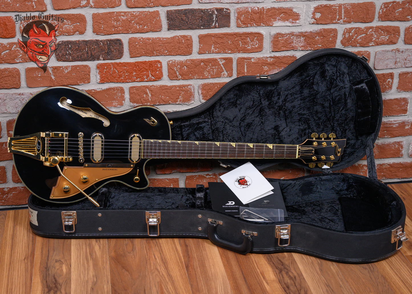 Duesenberg Starplayer TV Phonic Black 2019 w/OHSC
