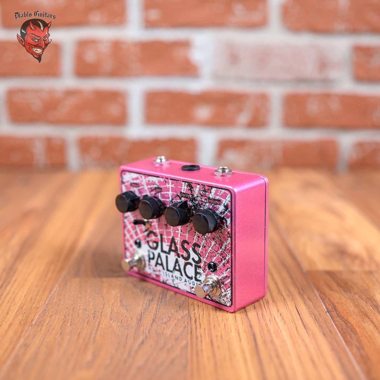 Holy Island Audio Glass Palace - Pink Sparkle