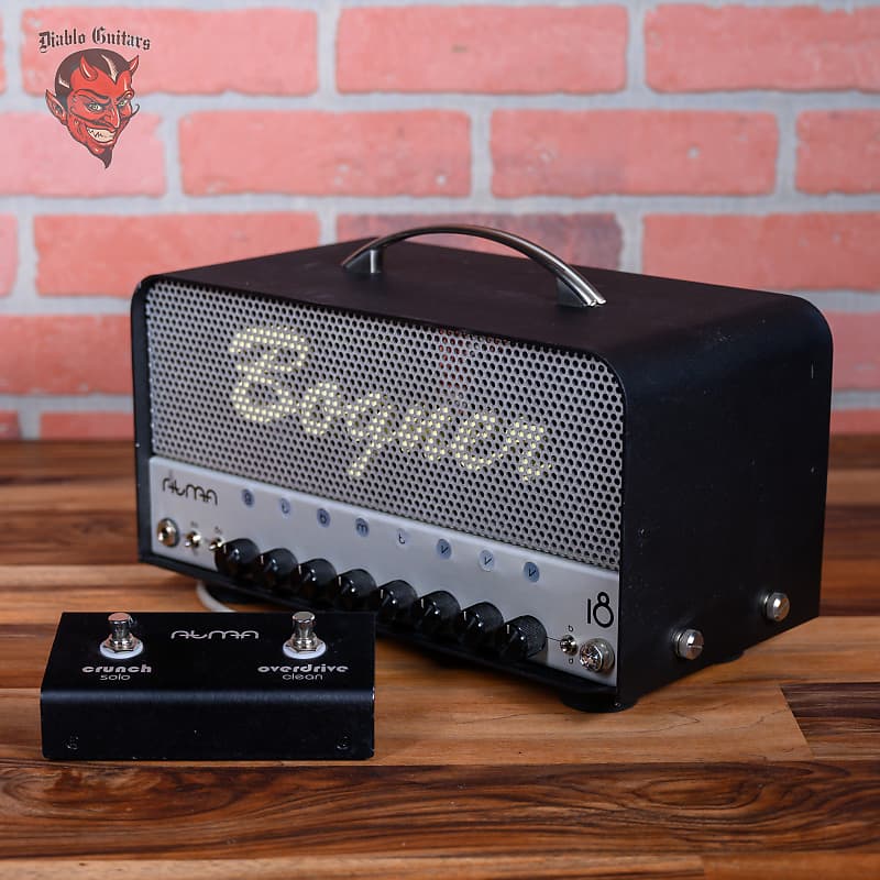 Bogner Atma 3-Channel 18-Watt Guitar Head Black with Aluminum Front