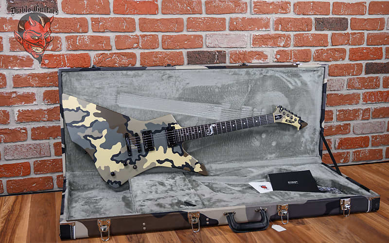 ESP Original Series Custom Shop James Hetfield Signature Snakebyte Kuiu Camo Satin 2024 w/OHSC