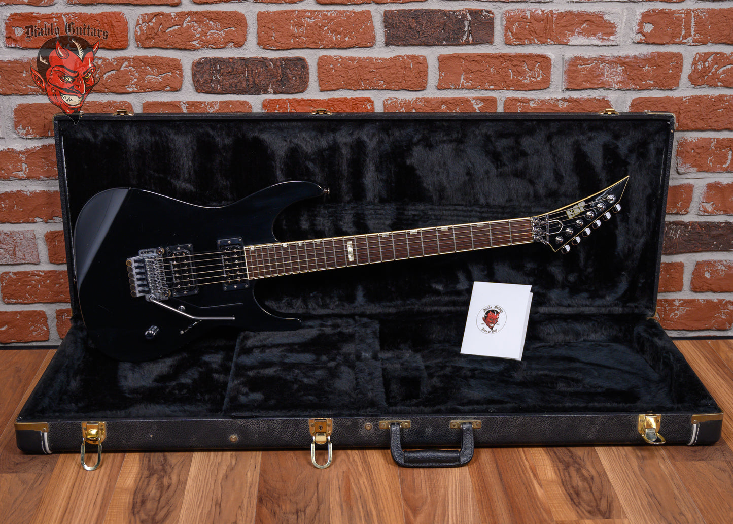 ESP M-1 Custom Black 1988 w/Hard Shell Case