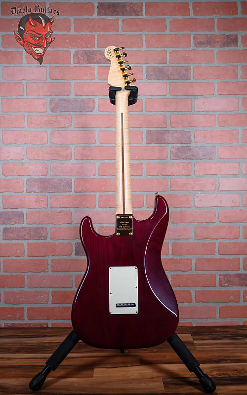 
                      
                        Fender Custom Shop 60th Anniversary Presidential Stratocaster AAA Flame Maple Top Wine Red Stain 2006 w/OHSC
                      
                    