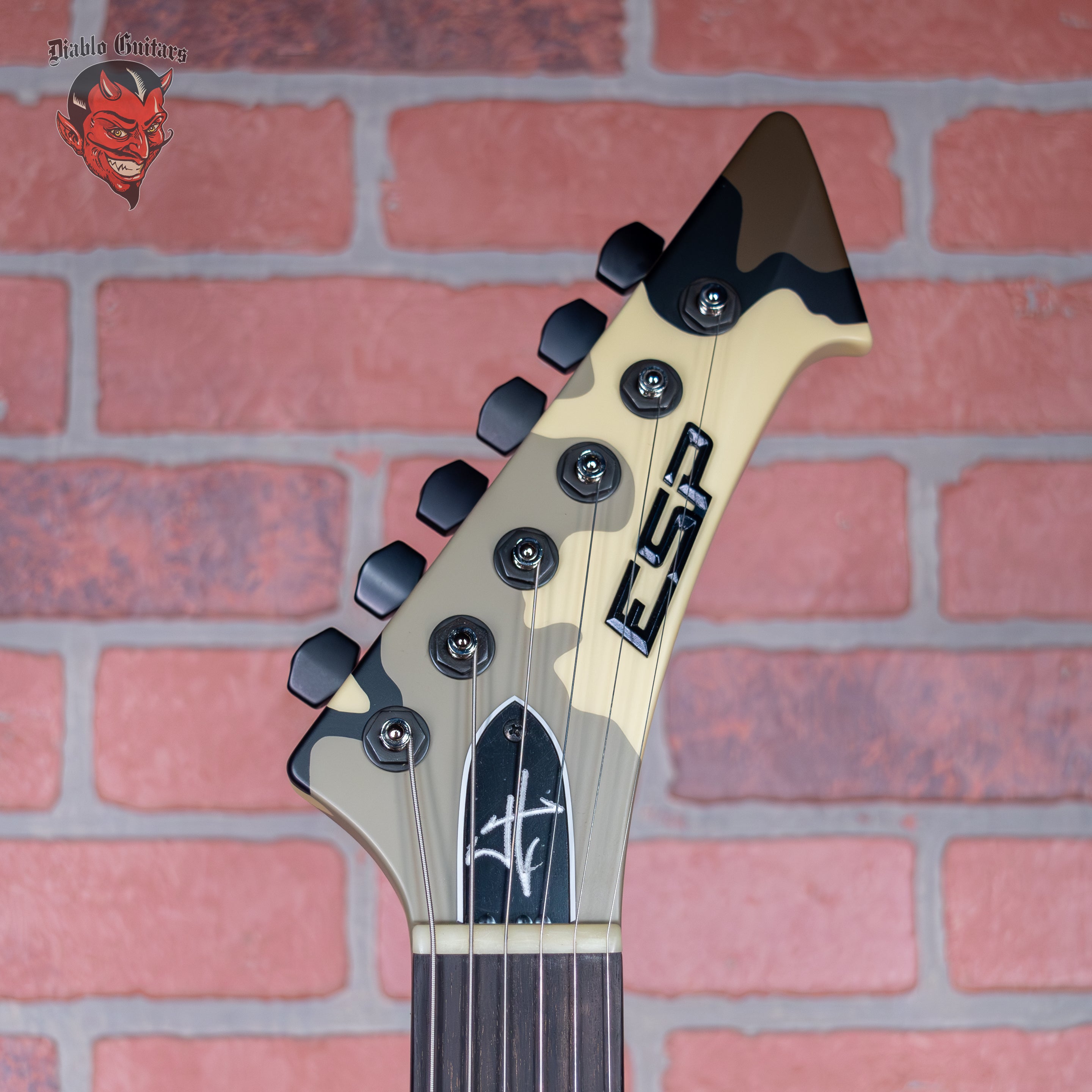 ESP Original Series Custom Shop James Hetfield of Metallica Signature Snakebyte Kuiu Camo Satin 2023