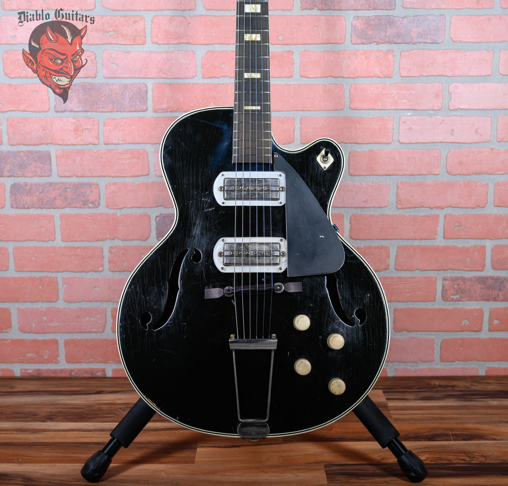 Silvertone Espanada H64 Black 1957 w/OHSC