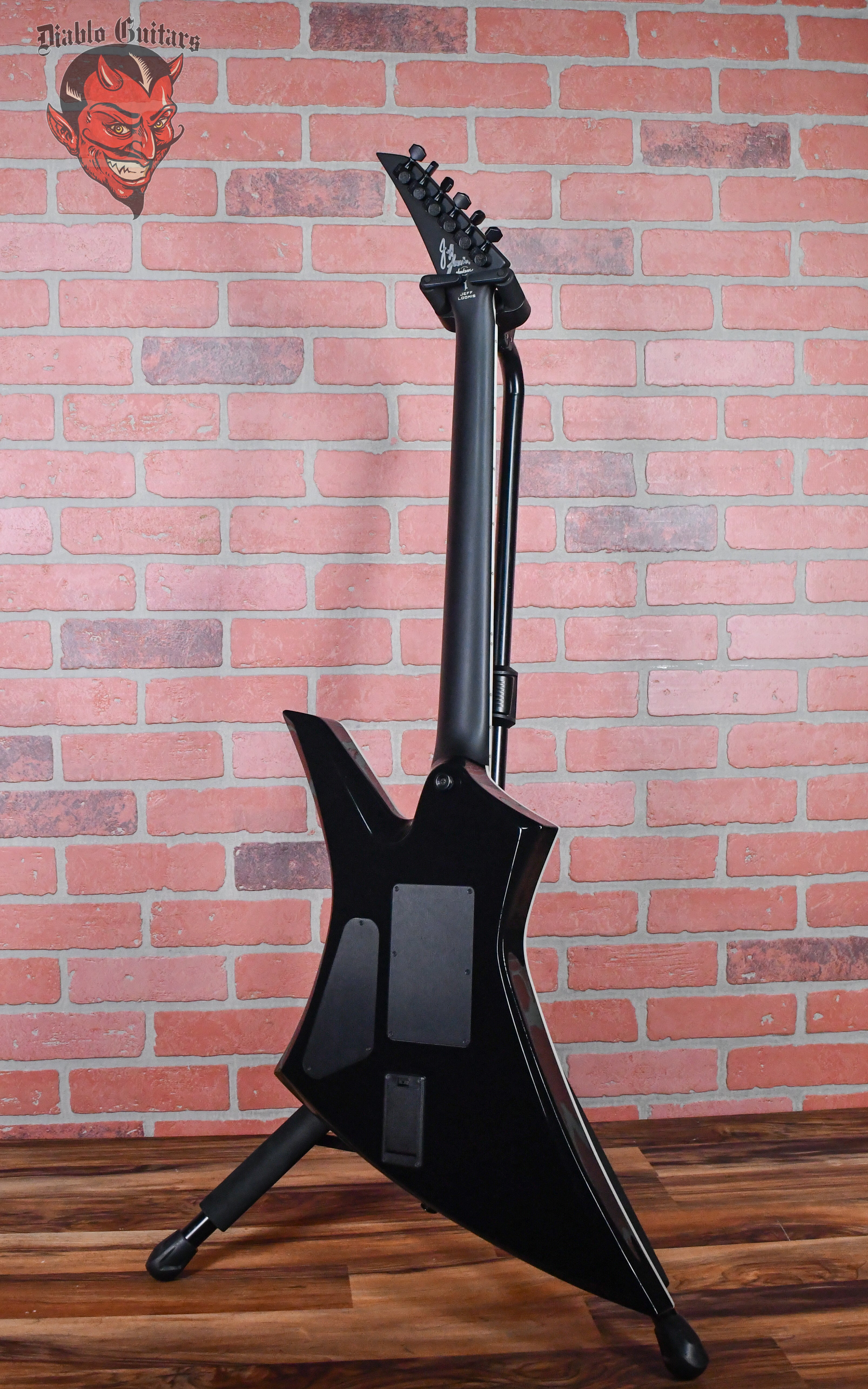 ギター Jackson USA Jeff Loomis Kelly Jackson USA Custom Shop Jeff Loomis Kelly - Black - Eddie's