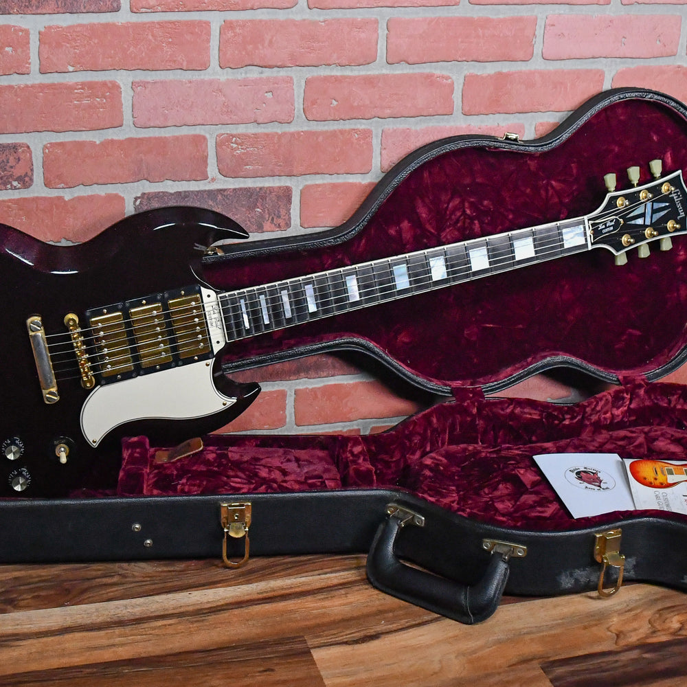 Gibson Custom Shop Les Paul Custom SG Wine Red Sparkle 2006 w/OHSC