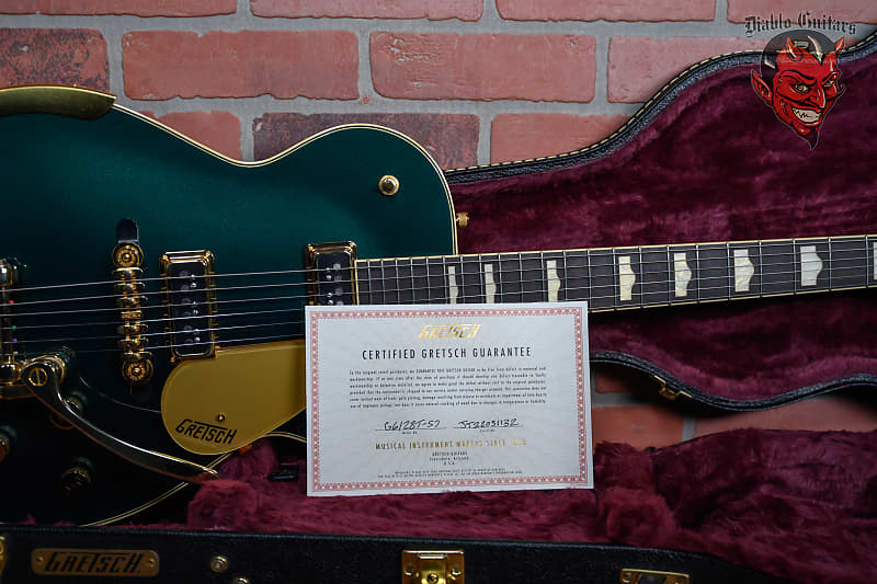 
                      
                        Gretsch G6128T-57 Vintage Select '57 Duo Jet with Bigsby Cadillac Green 2022 w/OHSC
                      
                    