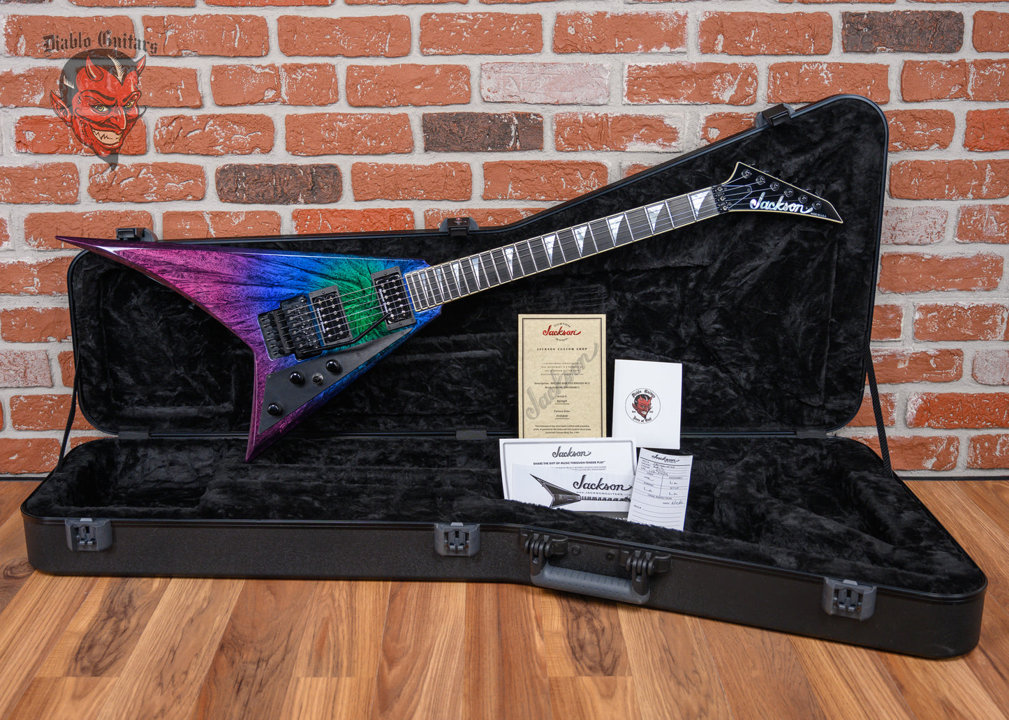Jackson USA Custom Shop Rhoads RR1 Eerie Dess Swirl 2021 w/OHSC