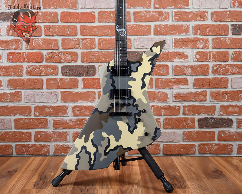 ESP Original Series Custom Shop James Hetfield Signature Snakebyte Kuiu Camo Satin 2024 w/OHSC