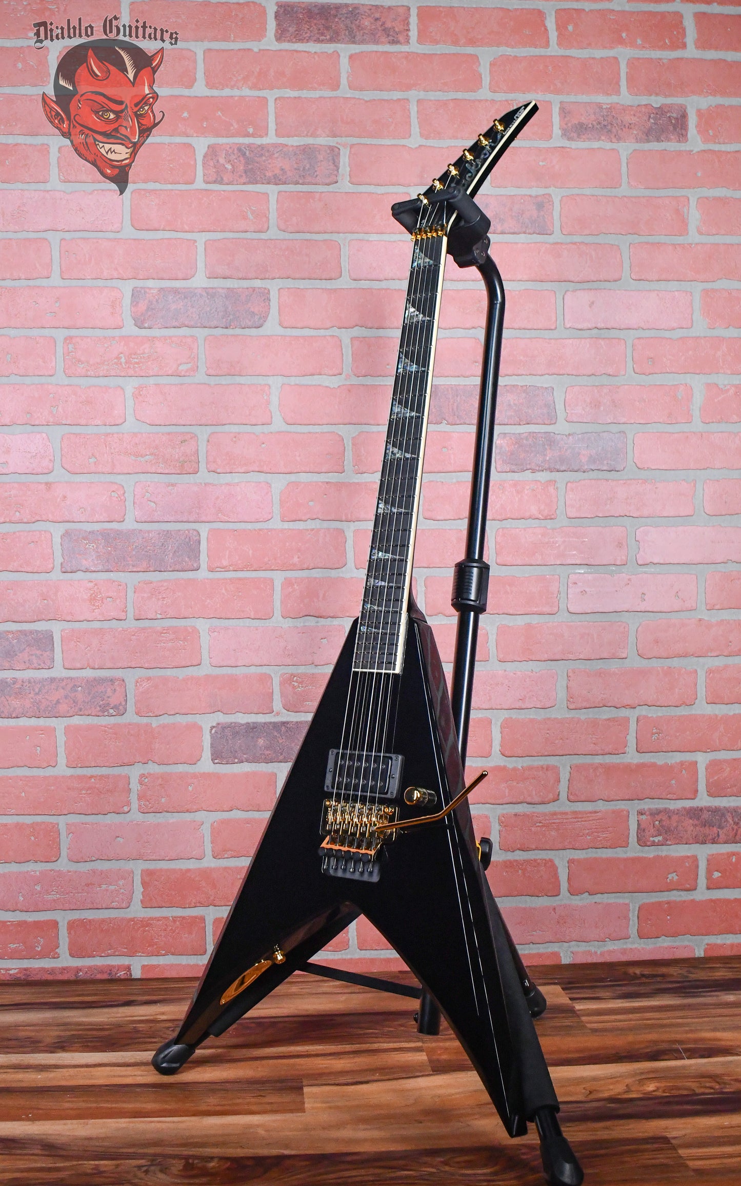 Jackson USA Custom Shop King V 1H Black 2024 w/OHSC