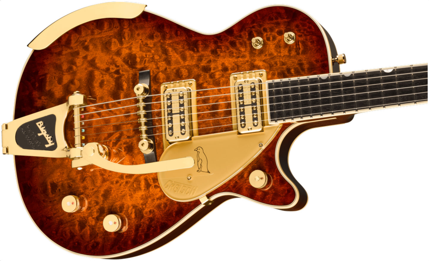 Gretsch G6134TGQM-59 Limited Edition Quilt Classic Penguin with Bigsby Forge Glow 2024 w/OHSC