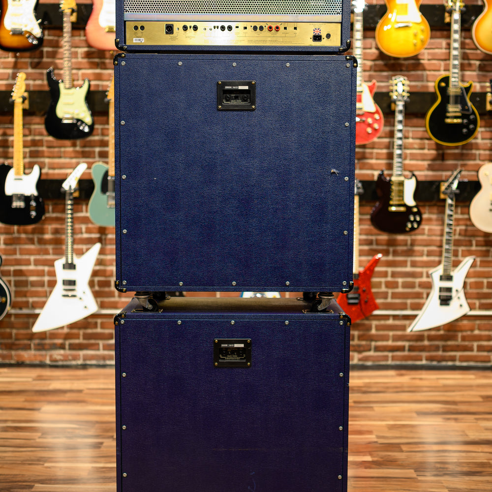 
                      
                        Marshall 6100 30th Anniversary Series 3-Channel 100-Watt Guitar Amp Head 1992 Blue w/ Matching 4x12 6960A & 6960B Cabs
                      
                    