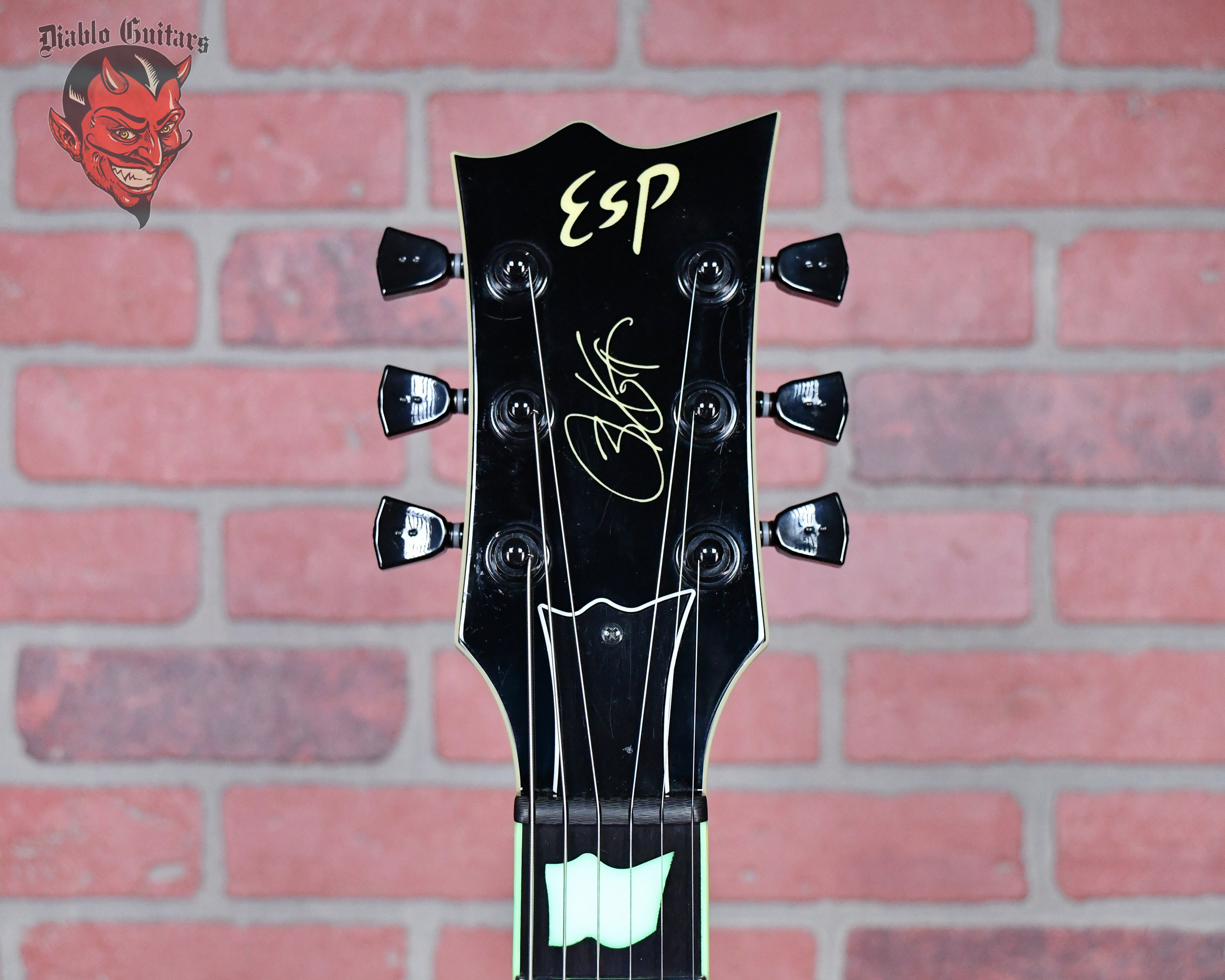 ESP Custom Shop One Off #4044 Keller Eclipse “Ghoul” Glow in The Dark Burst 2017 w/OHSC