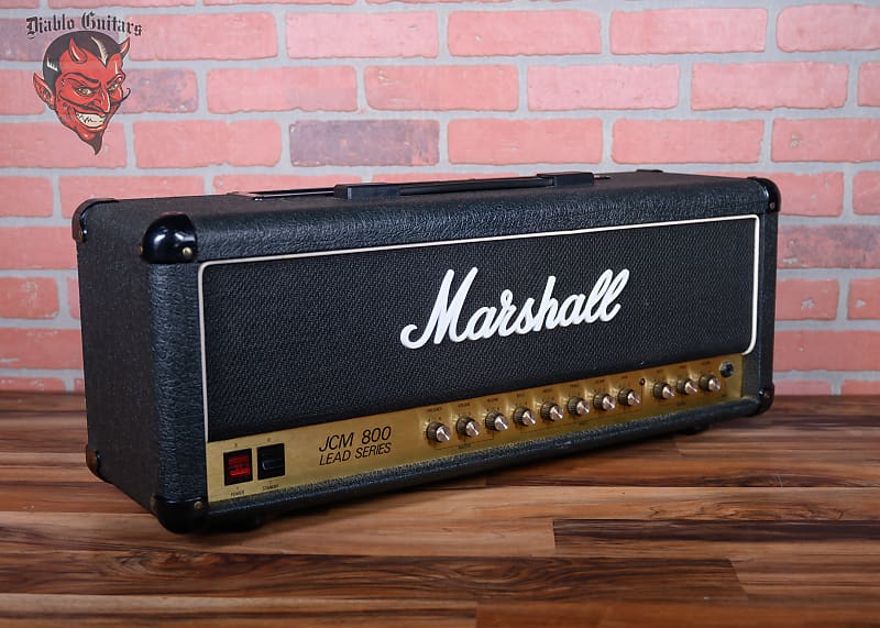 Marshall JCM 800 Lead Series 2210 Tube Amplifier Head Black Tolex 1987