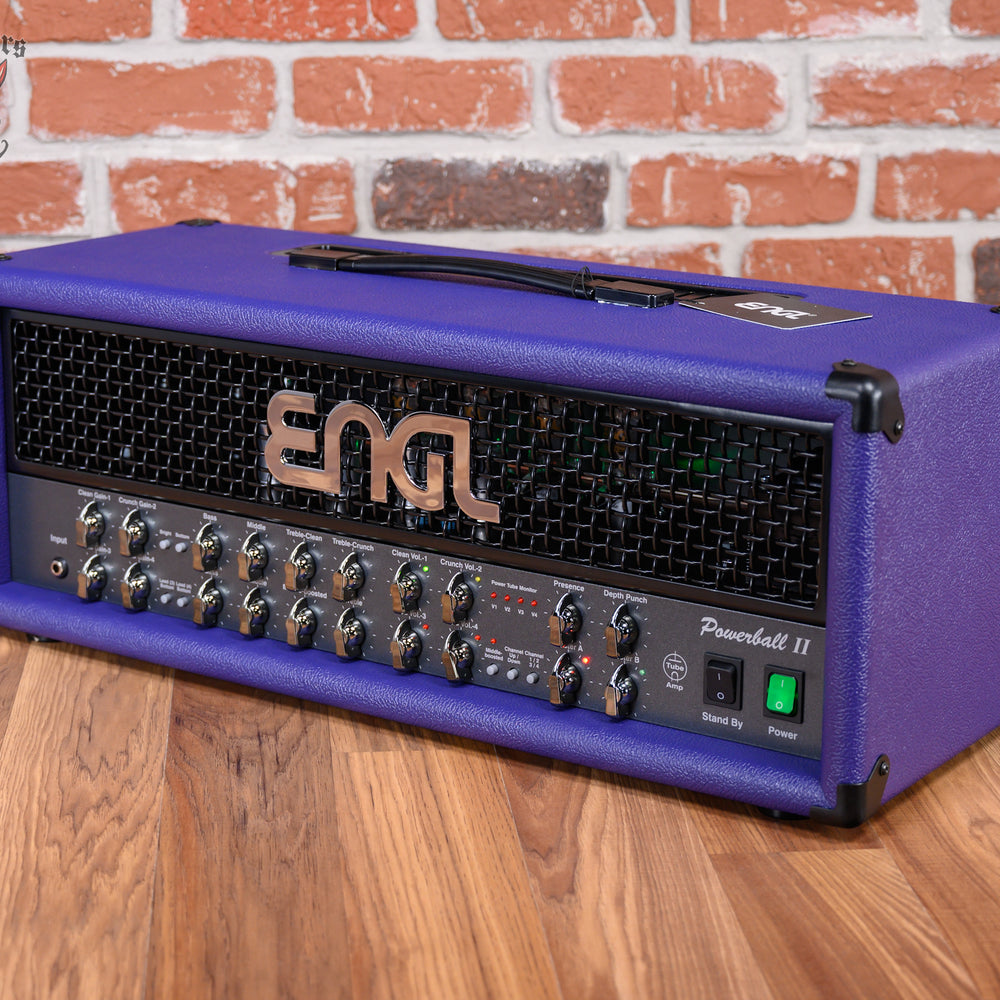 
                      
                        Engl Custom Shop Powerball II E645/2 4-Channel 100-Watt Guitar Amp Head Purple Bronco
                      
                    