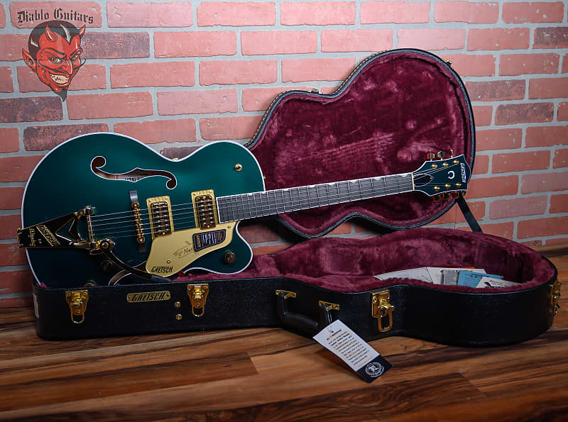 Gretsch Professional Collection Nashville Hollow Body with String-thru Bigsby Cadillac Green 2024 w/OHSC