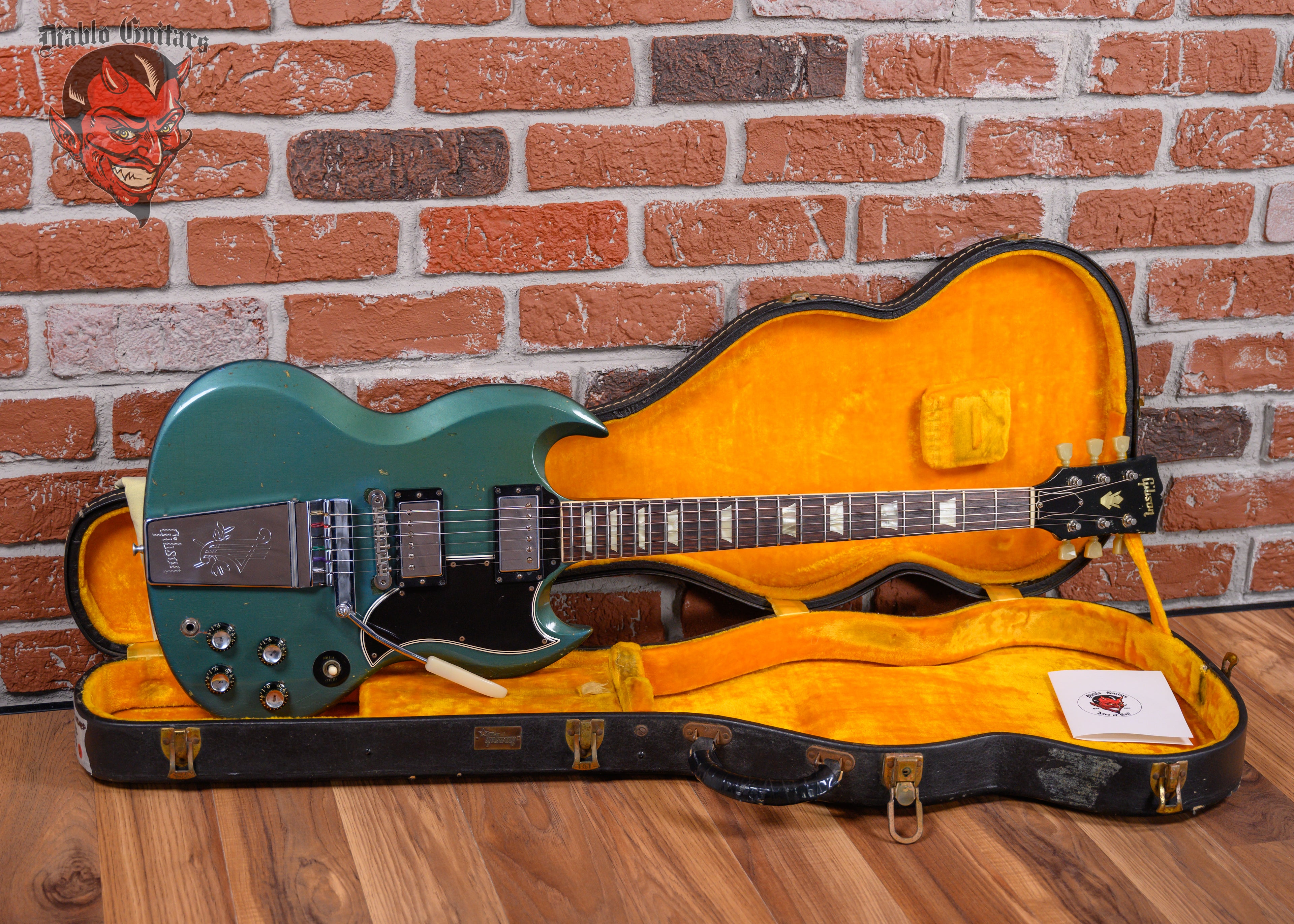 Gibson SG Standard Pelham Blue 1966 w/OHSC – Diablo Guitars
