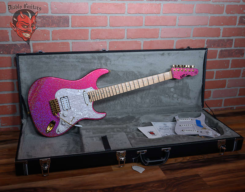 ESP Artist Series Snapper Ohmura Custom Twinkle Pink 2018 w/OHSC