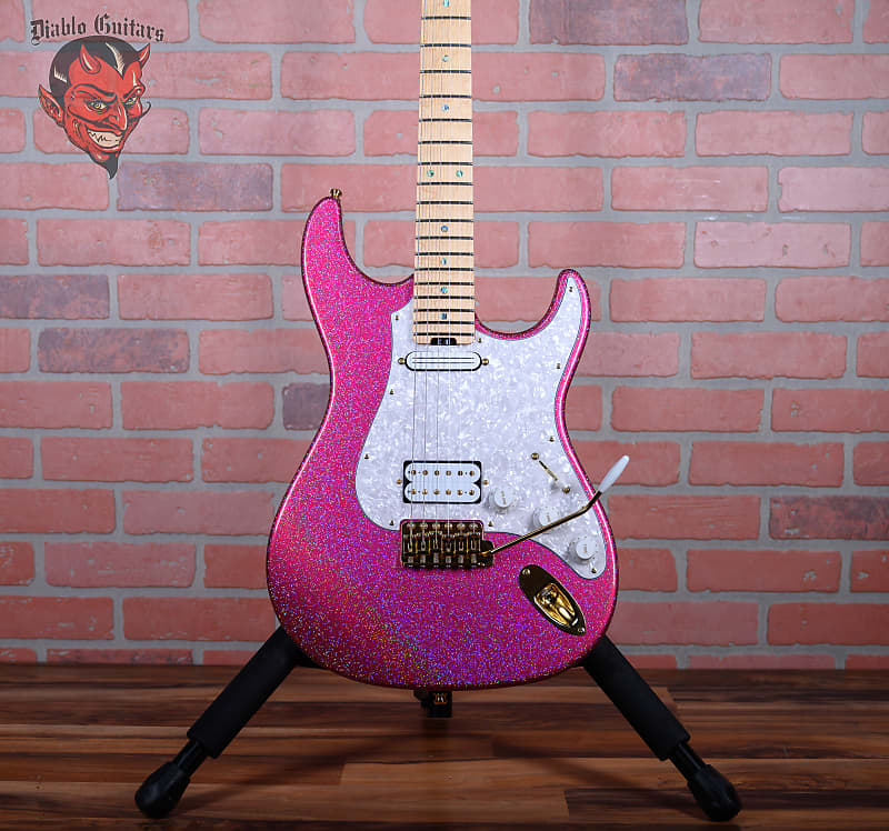 ESP Artist Series Snapper Ohmura Custom Twinkle Pink 2018 w/OHSC