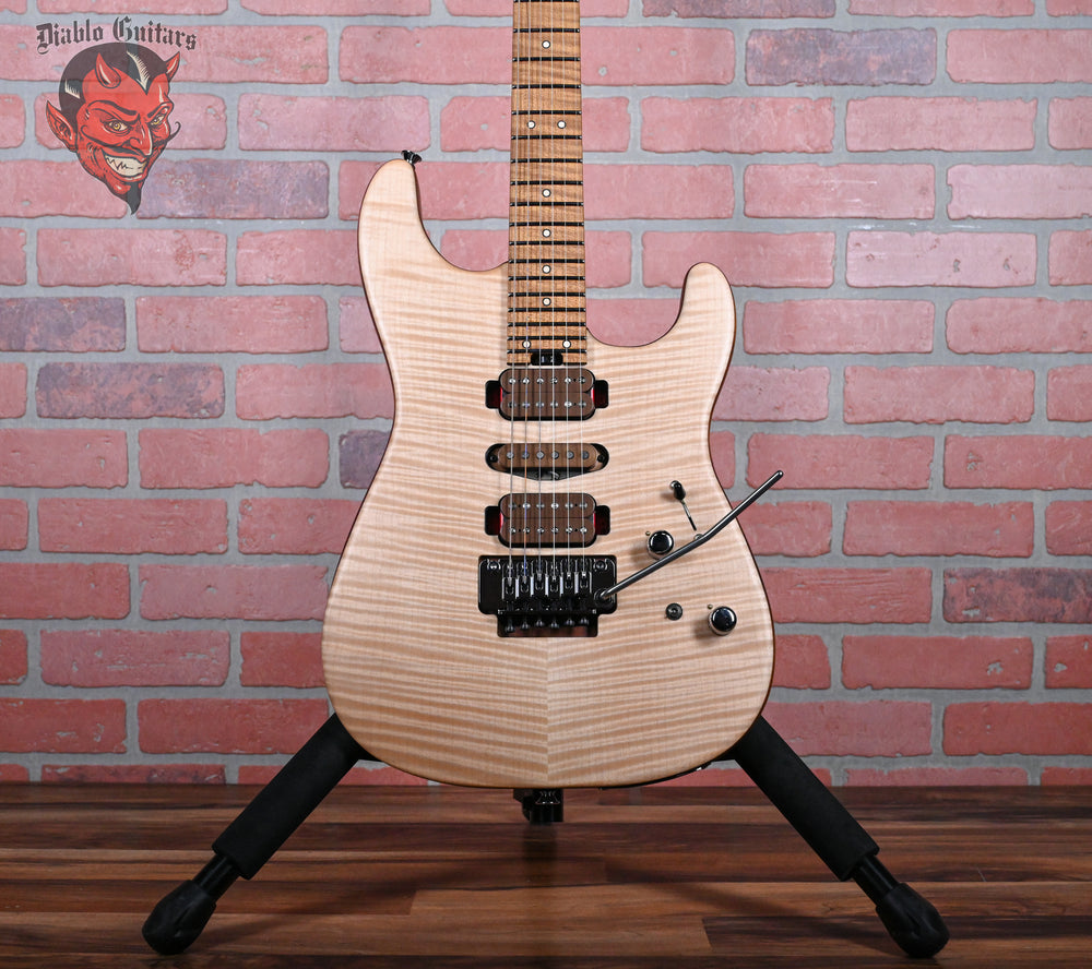 Charvel USA Custom Shop Guthrie Govan Signature HSH Natural Flame Maple Top caramelized Flame Maple Neck 2024 w/OHSC