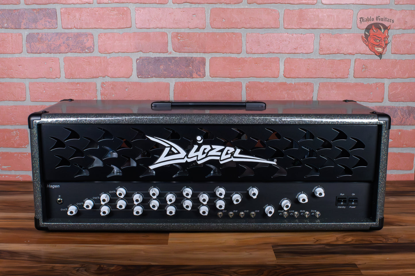 Diezel Hagen 4-Channel 100-Watt Guitar Amp Head - Grey Sparkle