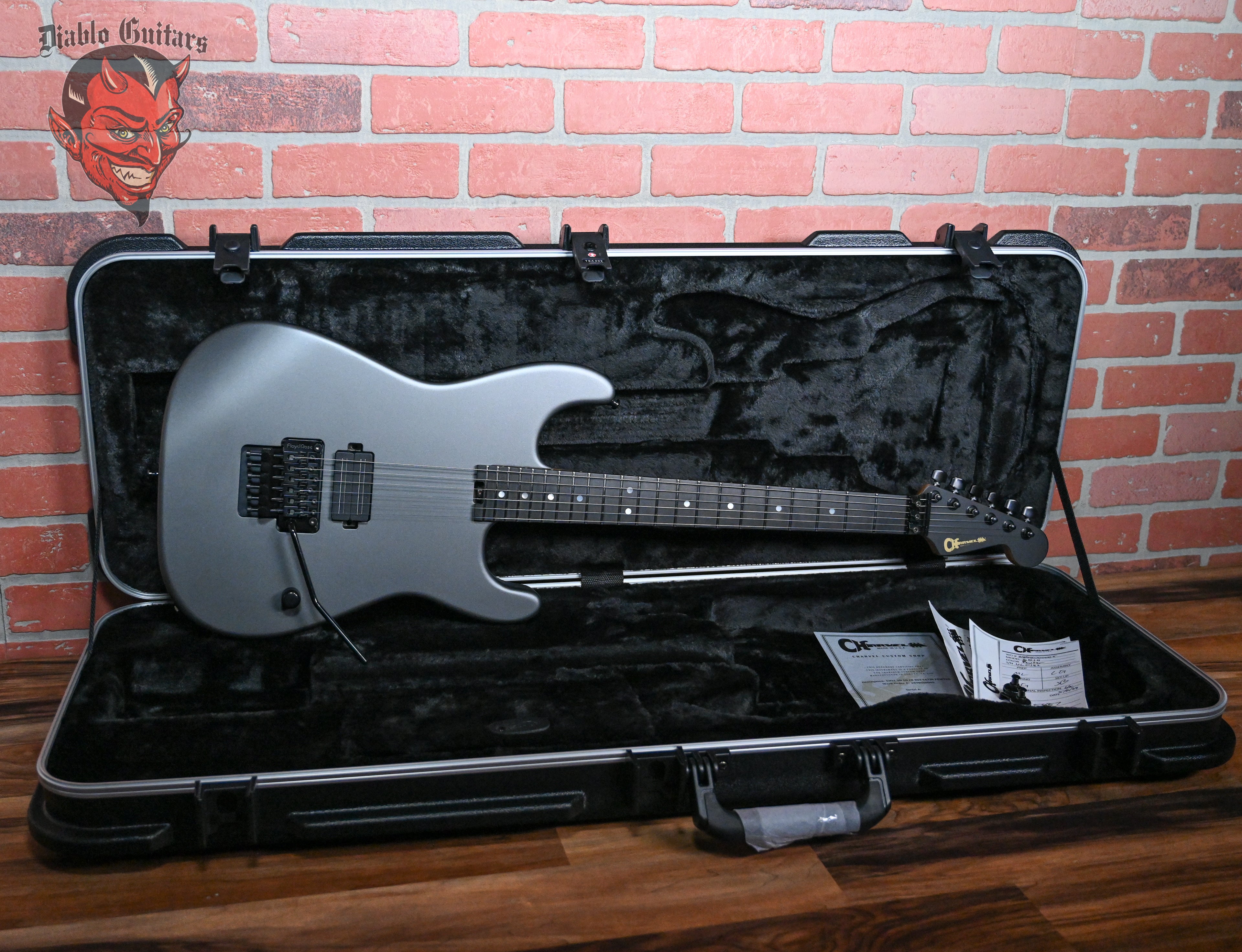 Charvel USA Custom Shop San Dimas 1H FR Roasted Satin Pewter