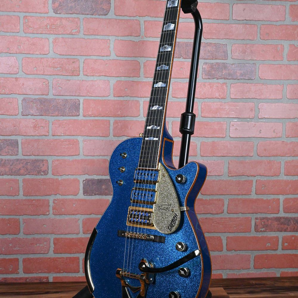 
                      
                        Gretsch USA Custom Shop G6134-CS ‘59 Penguin Master Built by Chad Henrichsen Blue Sparkle NOS 2024 w/OHSC
                      
                    