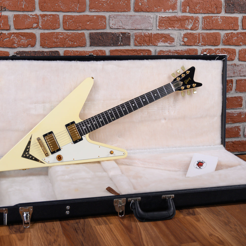 
                      
                        Gibson Reverse Flying V Classic White 2007 w/OHSC
                      
                    