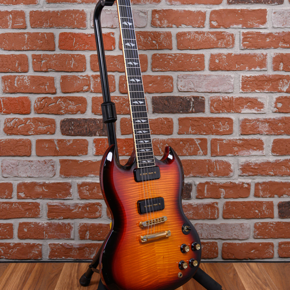 
                      
                        Gibson SG Supreme AA Figured Maple Top Fireburst 1999 w/OHSC
                      
                    