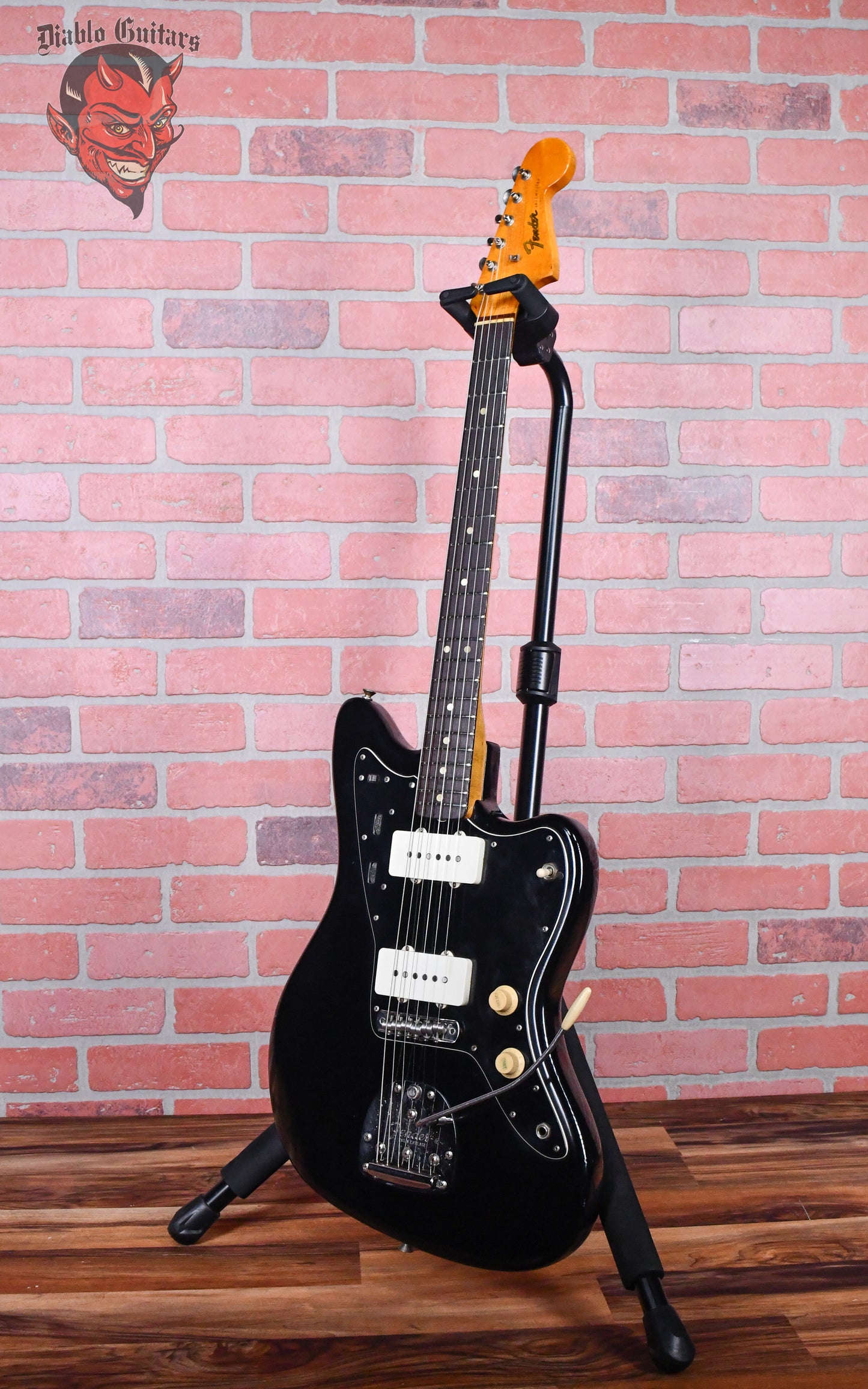 Fender Vintage Jazzmaster 1965 Black w/Hardshell Case (Refin)