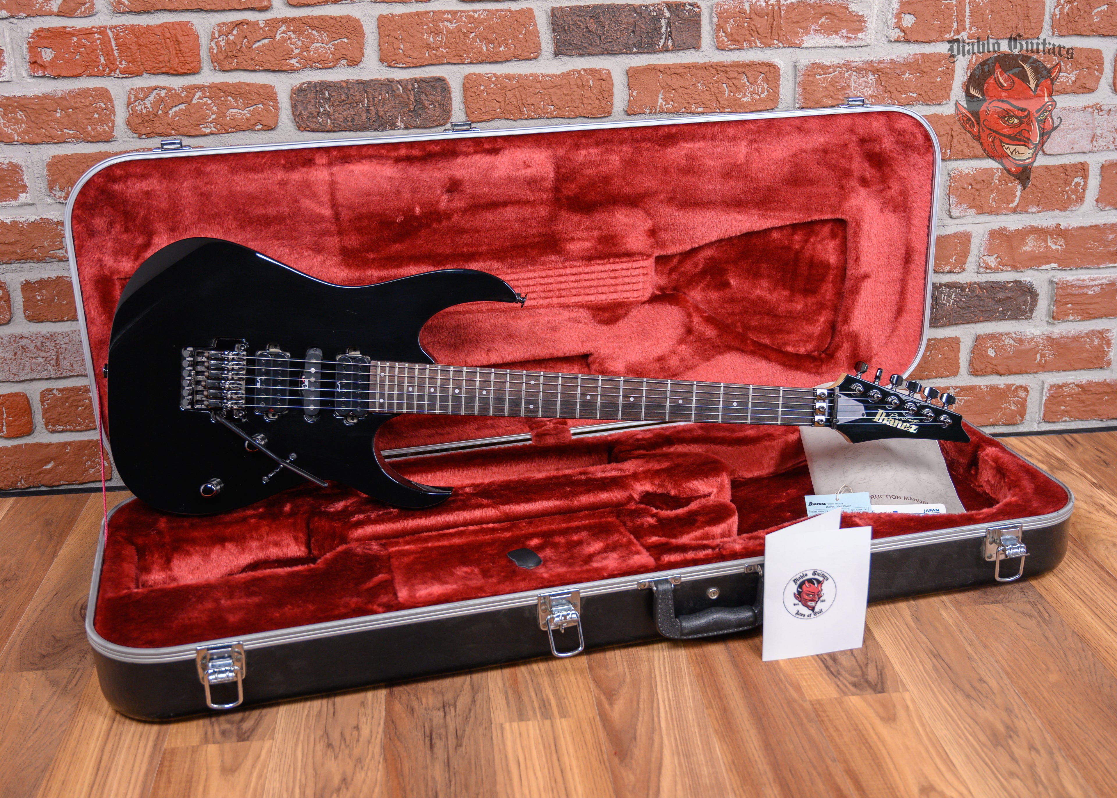 Ibanez J Craft Prestige RG1570 Black 2008 w/OHSC – Diablo Guitars