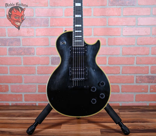 Gibson Custom Shop Kirk Hammett 1989 Les Paul Custom Murphy Lab Aged Ebony 2024 w/OHSC