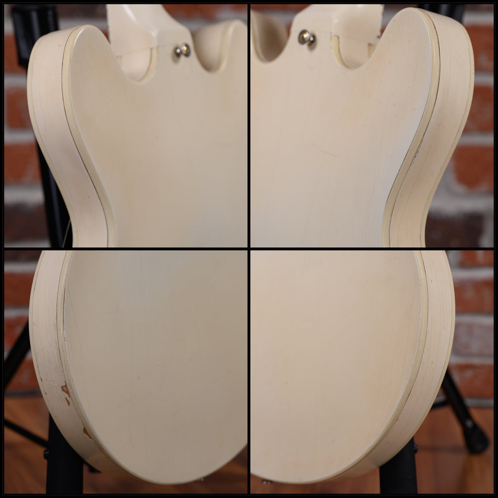
                      
                        Gibson Custom Order One Off ES-335 Factory Alpine White 1968 w/OHSC
                      
                    