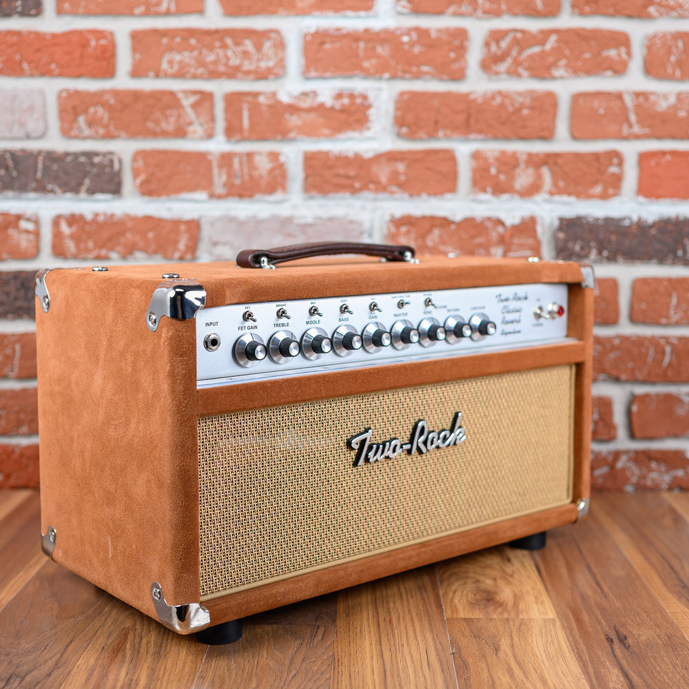 
                      
                        Two Rock Classic Reverb Signature 6L6 / 5881 50-Watt Guitar Matching Half Stack 2022 Tobacco Suede
                      
                    