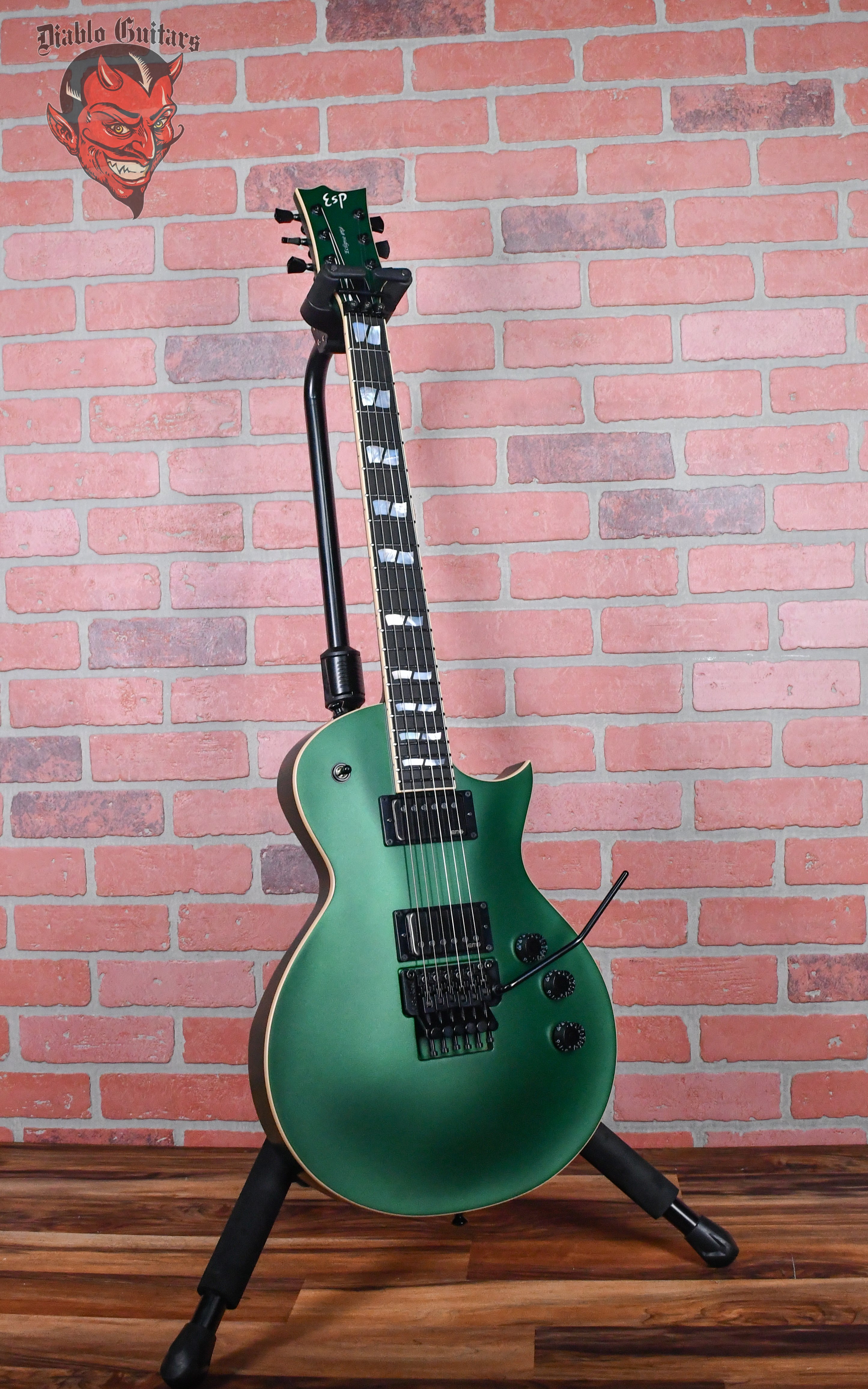 ESP USA Custom Shop Eclipse FR Candy Apple Green Satin 2024 w/OHSC