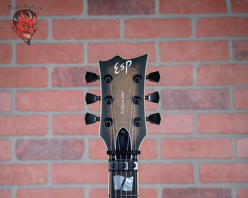 ESP USA Custom Shop Eclipse FR Flame Maple Top See-Thru Black Sunburst Satin 2024 w/OHSC