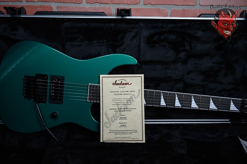 
                      
                        Jackson USA Custom Shop DK FR 1H Dinky Sherwood Green 2019 w/OHSC (NOS B-stock)
                      
                    