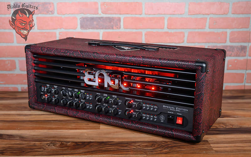 
                      
                        Engl Custom Shop Special Edition Founders Edition E670FE 5-Channel 100-watt all Tube Head with 6L6 Tubes Red Snakeskin
                      
                    