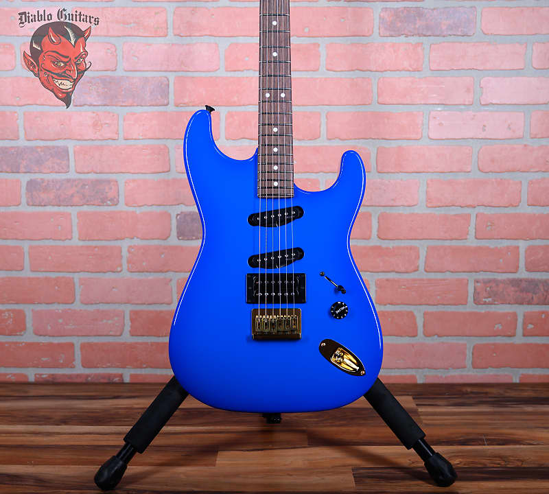 Charvel Jake E Lee USA Signature Blue Burst 2023 w/OHSC Diablo Guitars