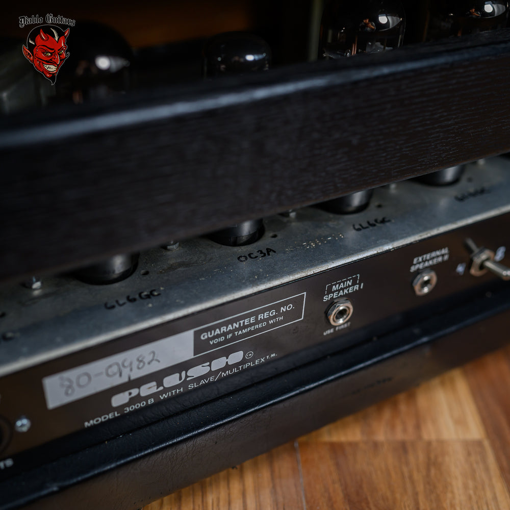 
                      
                        Plush 3000B Guitar / Bass Head 1970's Black
                      
                    