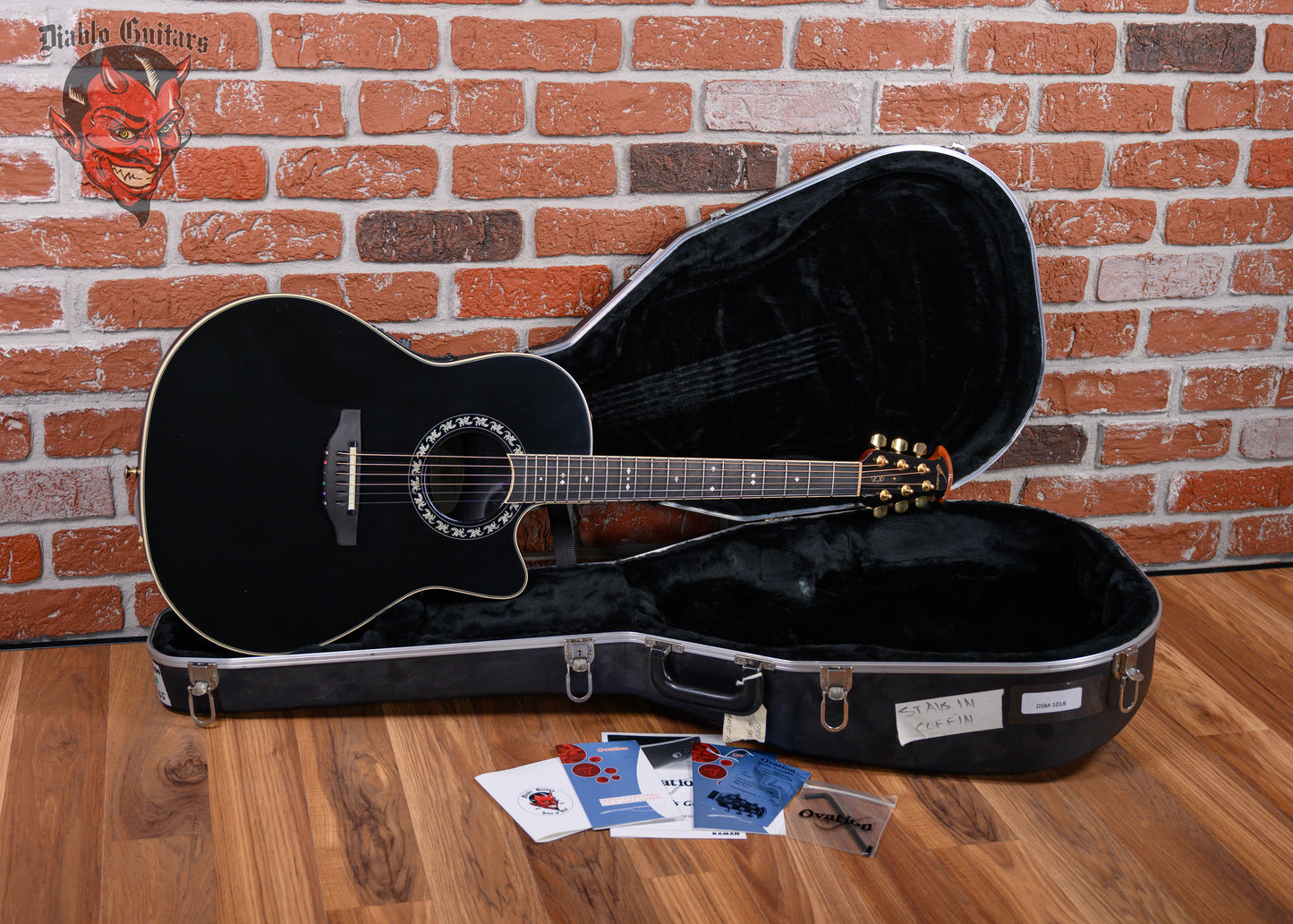 Ovation 1777 Lx Legend LX Black 2004 w/OHSC (Owned By Dave Mustaine)