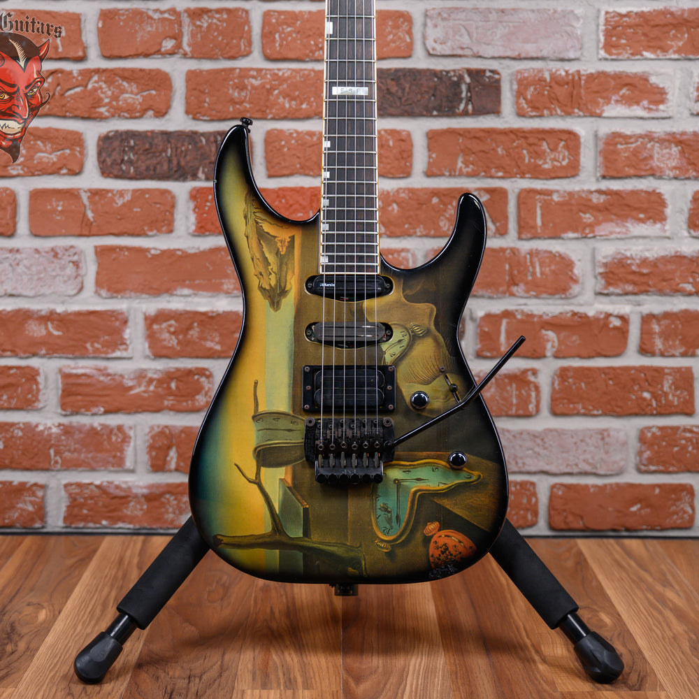 ESP The Mirage Custom Salvador Dali Graphic 1988 w/Hardshell Case