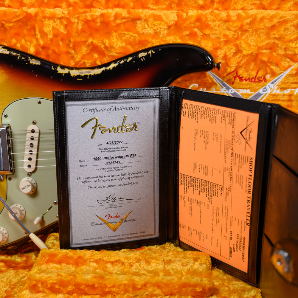 
                      
                        Fender Custom Shop 1960 Stratocaster Heavy Relic 3-Tone Sunburst 2022 w/OHSC
                      
                    