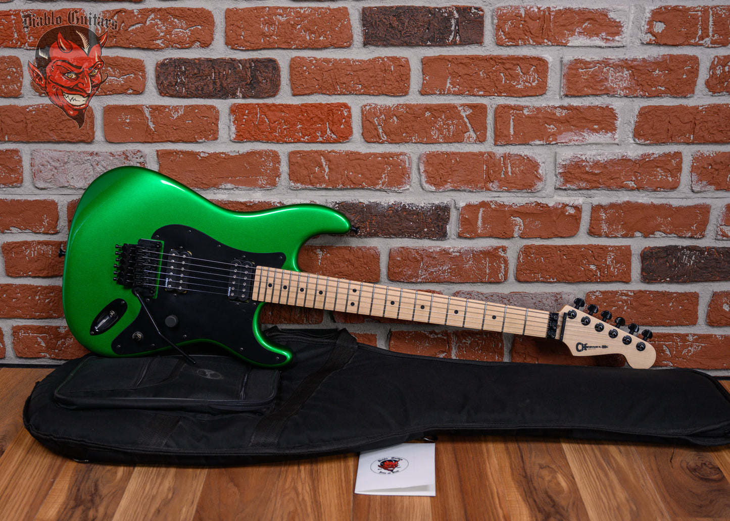 Charvel USA So Cal Style 1 2H Candy Green 2008 w/Gig Bag