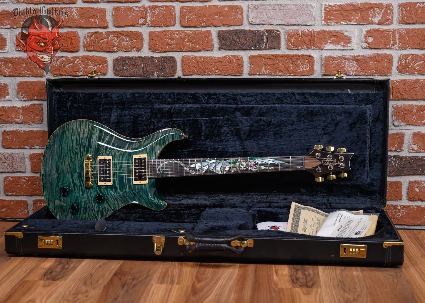 PRS Dragon Series II Limited Edition #99 of 100 1993 Big Leaf Figured Maple in Teal Black w/Brazilian Rosewood 1993 w/OHSC