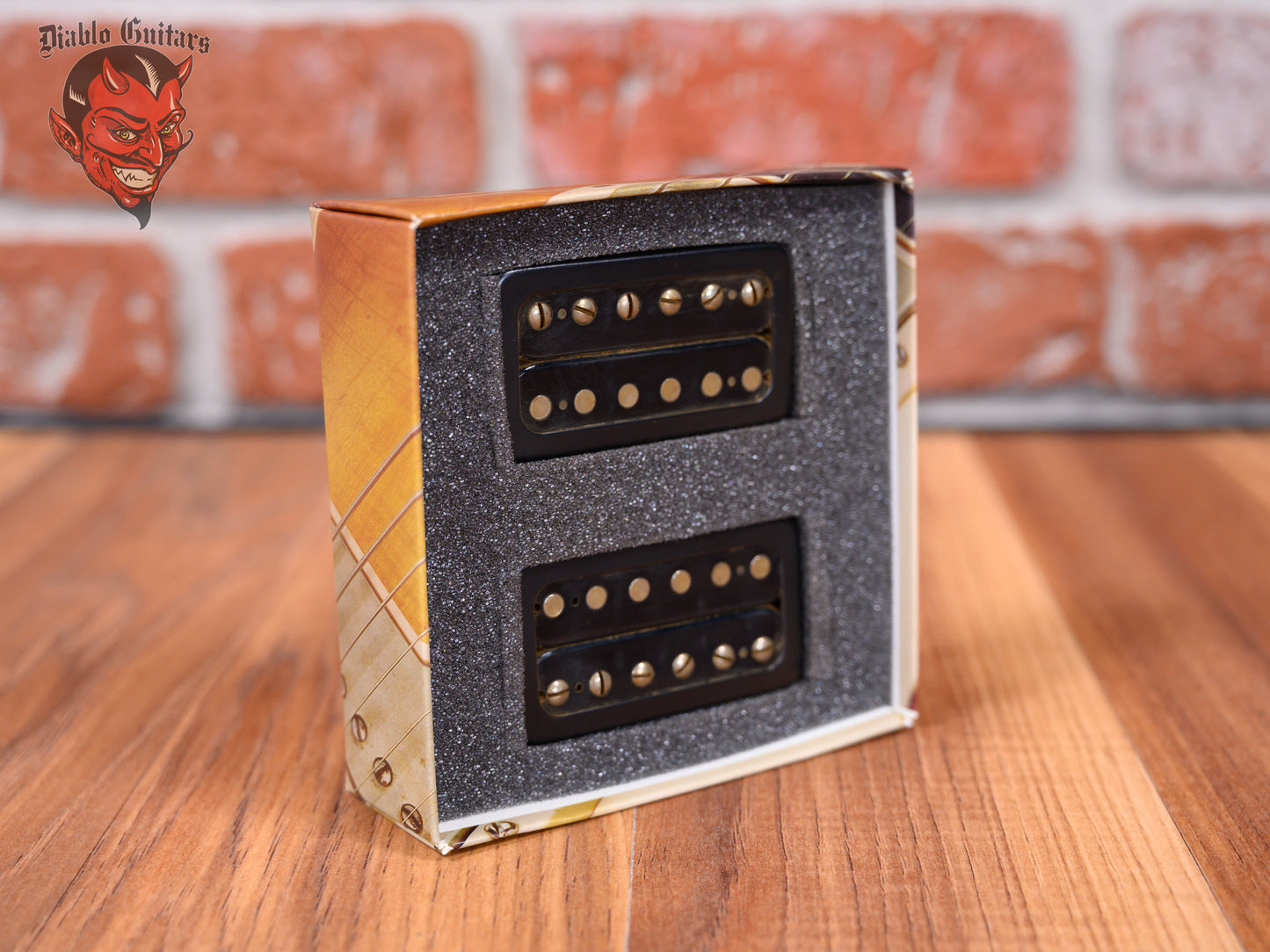 Bare Knuckle Polymath Humbucker Set Black TV Covers/ Aged Black Bobbins with Aged Nickel Screws in 50mm Standard Spacing